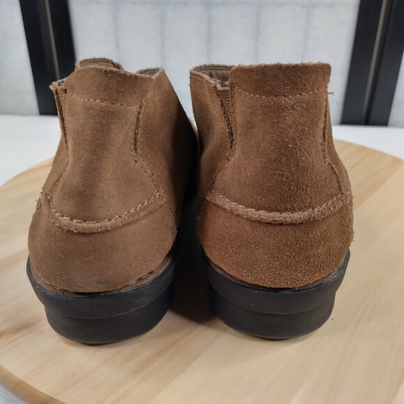 Clarks Collection Nikki Tan Suede Comfort Boho Ankle Boots Women US 9M - Picture 7 of 15